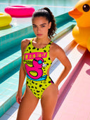 Women's Training One-Piece Swimsuit PINUP 334PF - Duxy