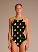 Women's training one-piece swimsuit IBIZA 150IF - Lotty
