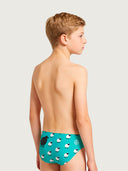 Kids' training swim brief H2OTTO 443HF - Black sheep