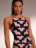 Women's training one-piece swimsuit IBIZA 138I - Porky'S
