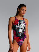 Women's training one-piece swimsuit PINUP 505P - Tigrosa