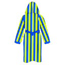 Bathrobe - 29ACF Yellow and turquoise stripes