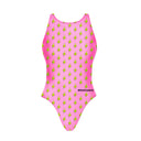 Women's training one-piece swimsuit PINUP 557PF - Banana