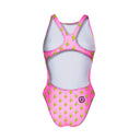 Women's training one-piece swimsuit PINUP 557PF - Banana