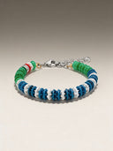 Bracciale Corsia Victory 606 Blu Bianco + Verde