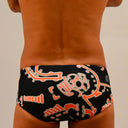 Parigamba uomo da allenamento Ucla 206UF - Teschio Neon