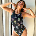 Costume intero donna da allenamento Pinup 490PF - Abibò