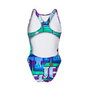 Costume intero bambina da allenamento Pinup 496P - Back