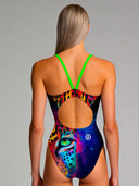 Costume intero donna da allenamento Ibiza 241I - Macchia