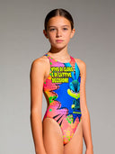 Costume intero bambina da allenamento Pinup 538PF - Bunny