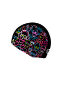 Eco fabric swim cap - L086CF Skull Tribe