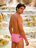 Men's training swim briefs H2OTTO 441HF - Banana