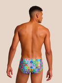 Men's training swim briefs H2OTTO 442HF - Pop squares