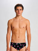 Men's training swim brief H2OTTO 445HF - Cherries