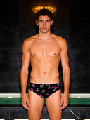 Men's training swim brief H2OTTO 445HF - Cherries