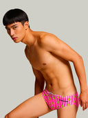 Men's training swim brief H2OTTO 446HF - Striped ducks