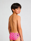 Kids' training swim brief H2OTTO 446HF - Striped ducks