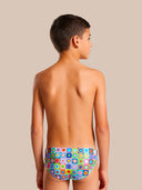 Kids' training swim brief H2OTTO 442HF - Pop squares