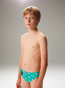 Kids' training swim brief H2OTTO 443HF - Black sheep