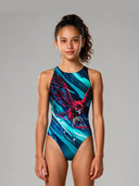Costume intero bambina da allenamento PINUP 586P - Iron