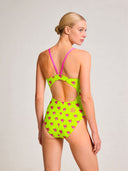 Women's training one-piece swimsuit IBIZA 249IF - Little angels