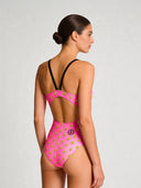 Women's training one-piece swimsuit IBIZA 246IF - Banana