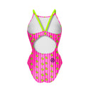 Women's training one-piece swimsuit IBIZA 251IF - Striped ducks
