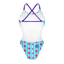 Costume intero bambina da mare Alte L036A - Stelle marine, vista posteriore