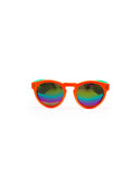 Round sunglasses - Fluorescent Orange + Tiffany
