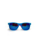 Wayfarer sunglasses - Blue + Fluorescent Fuchsia