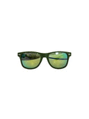 Waifarer sunglasses - Military green gold yellow mirror