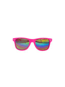 Waifarer sunglasses - Fuchsia rainbow mirror