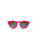 Round sunglasses - Fluorescent Fuchsia + Fluorescent Green