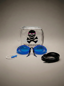 Occhialini Svedesi con silicone Soft Frame - Blu