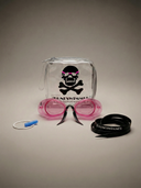 Occhialini Svedesi con silicone Soft Frame - Rosa chiaro