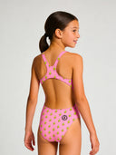 Girls' training one-piece swimsuit PINUP 557PF - Banana