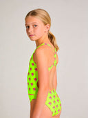 Girls' training one-piece swimsuit PINUP 560PF - Little angels