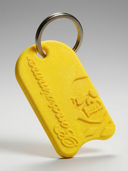 Portachiavi BONESWIMMER 3D - Tavoletta Giallo
