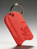 Portachiavi BONESWIMMER 3D - Rosso