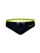 Slip da nuoto bambino da allenamento H2OTTO 233HF - Outline giallo fluo