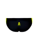 Slip da nuoto bambino da allenamento H2OTTO 233HF - Outline giallo fluo