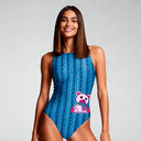 Costume intero donna da allenamento Pinup 526P - Teddy