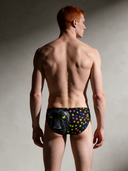 Slip da nuoto uomo da allenamento H2OTTO 371HF - Eclipse: vista posteriore indossato