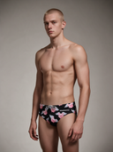 Slip da nuoto bambino da allenamento H2OTTO 329H - Porky'S: vista frontale indossato