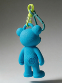 Teddy Psycho Charm - Azzurro + Giallo