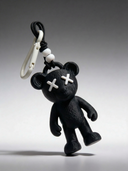 Teddy Psycho Charm - Nero + Bianco