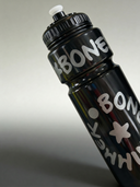 Borraccia Sport 750 ml con Tappo Beccuccio - BONESWIMMER Nera Logo Argento
