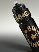 Borraccia Sport 750 ml con Tappo Beccuccio - BONESWIMMER Nera Logo Oro