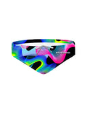 Slip da nuoto uomo da allenamento H2OTTO 406HF - Waves — costume da nuoto uomo, BONESWIMMER Made in Italy